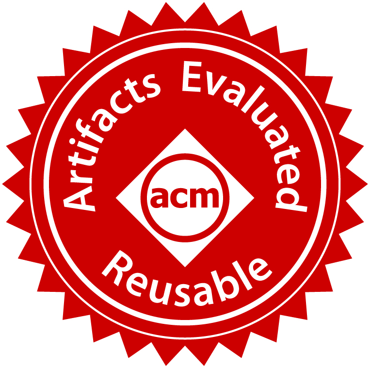 SIGCOMM Artifacts Evaluation reusable badge